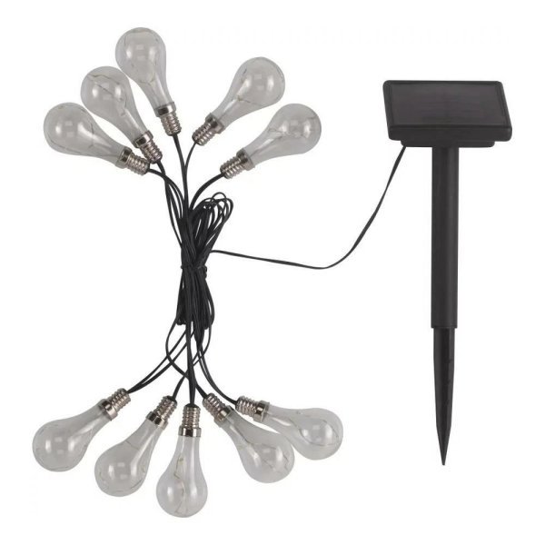 Smart Solar Eureka Lightbulb String, Multi-Colour 1060100 - Image 2