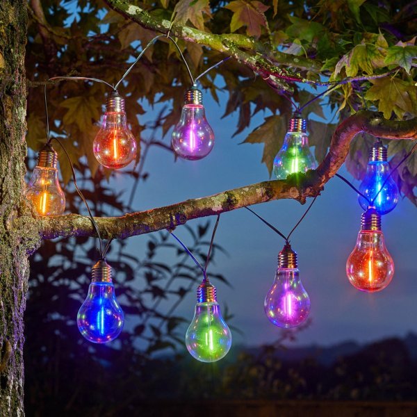 Smart Solar Eureka Lightbulb String, Multi-Colour 10.5m 1060263 - Image 3