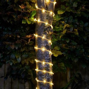 Smart Solar Rope Lights - 100 LEDs, Multi-colour, 10.5m