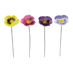 Small Metal Flowers Stakes