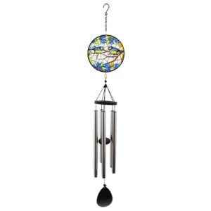 Blue Tit Stained Glass Suncatcher Wind Chime