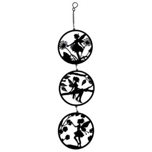 Silhouette Hanging Trio Spinner Black Fairy