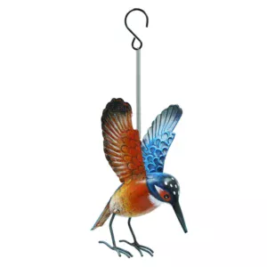 Small Metal Hanging Kingfisher